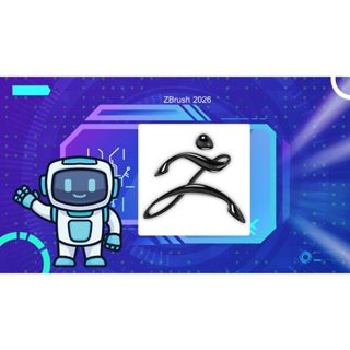 Pixologic ZBrush 2026.1 โปรแกรมออกแบบโมเดล ปั้นประติมากรรม 3…