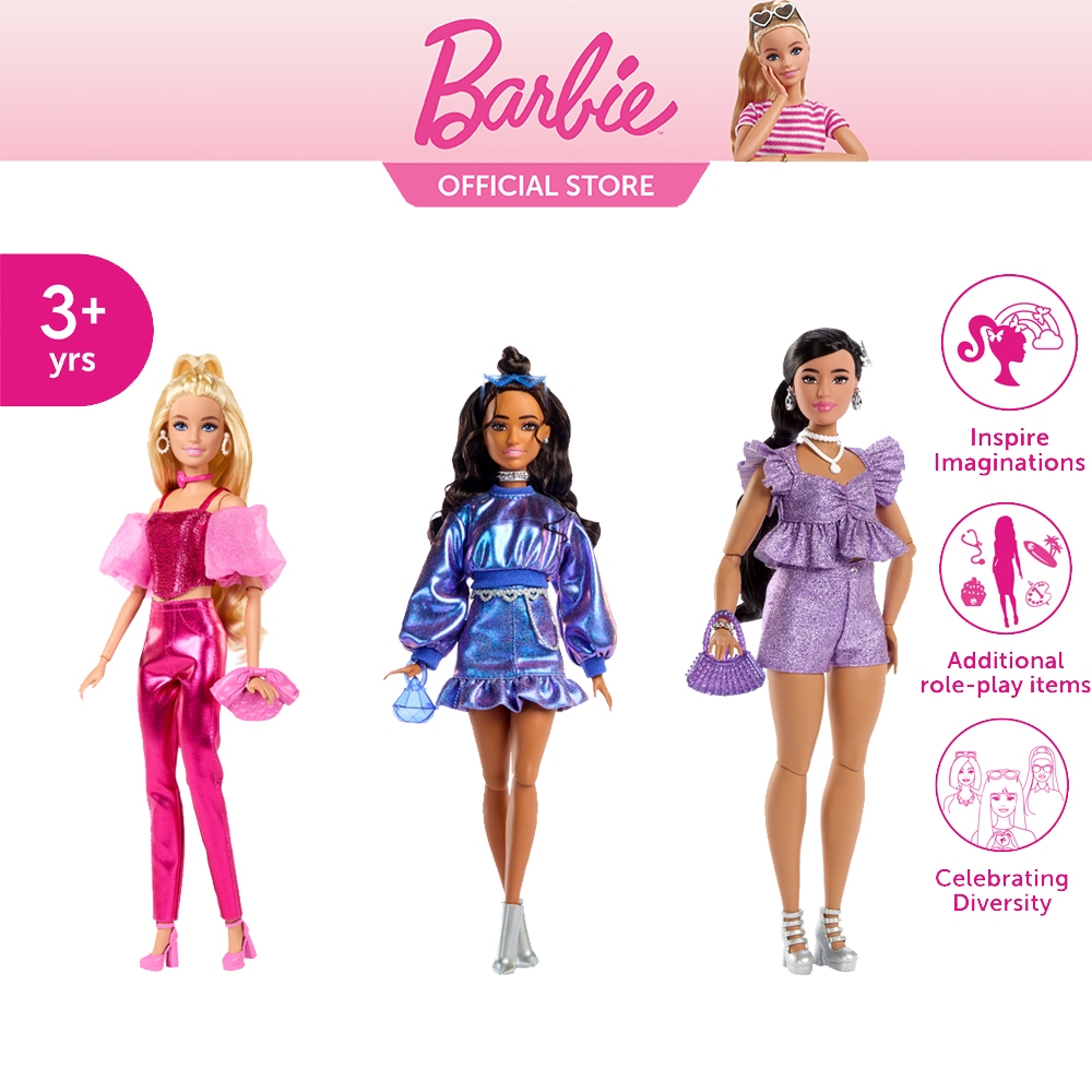Barbie Deluxe Style Doll บาร์บี้ ตุ๊กตา รุ่นดีลักซ์ HYV24 (956G) ID