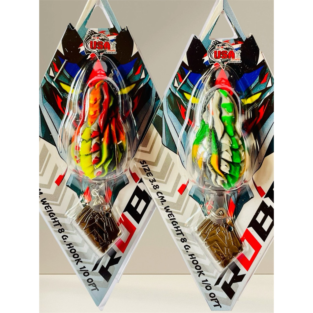 กบยางยูเอสเอ USA กบยางโรบอท Robot กบยางRobot USA ขนาด 3.8cm น้ำหนัก 8g