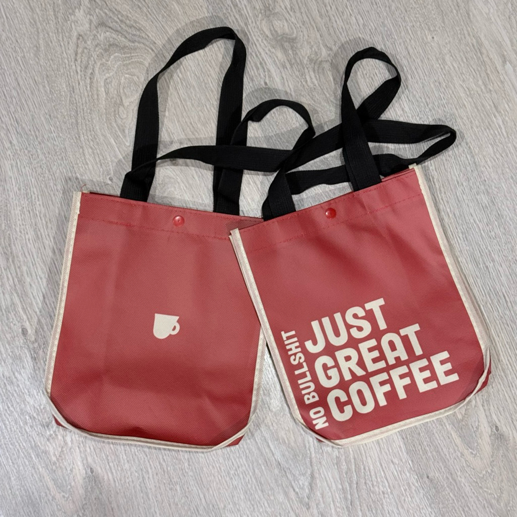 ถุงช้อปปิ้ง ร้าน UNO coffee สีแดง