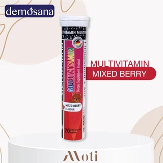 DEMOSANA วิตามินเม็ดฟู่ จากเยอรมัน 1 หลอด บรรจุ 20 เม็ด