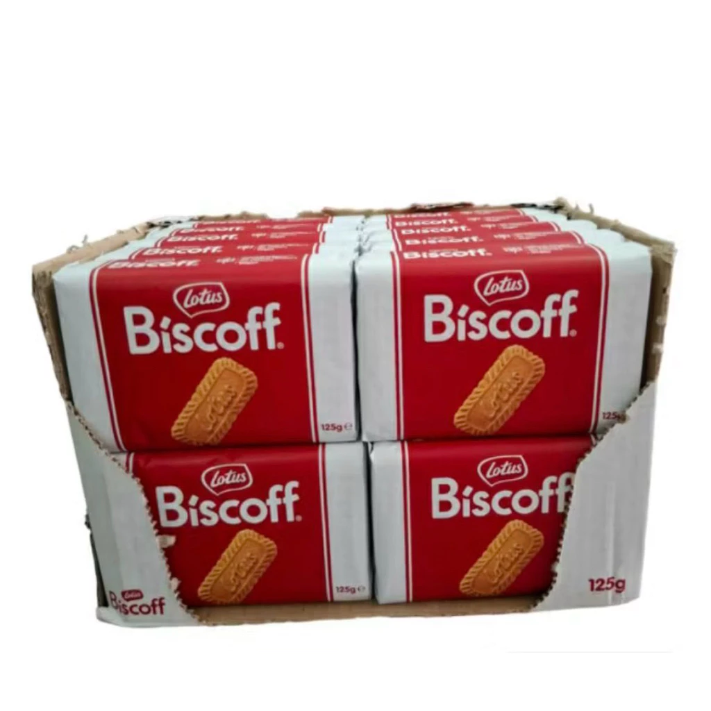 Lotus biscuits ขนาด125 กรัม (ยกลัง) สินค้ามีพร้อมส่ง