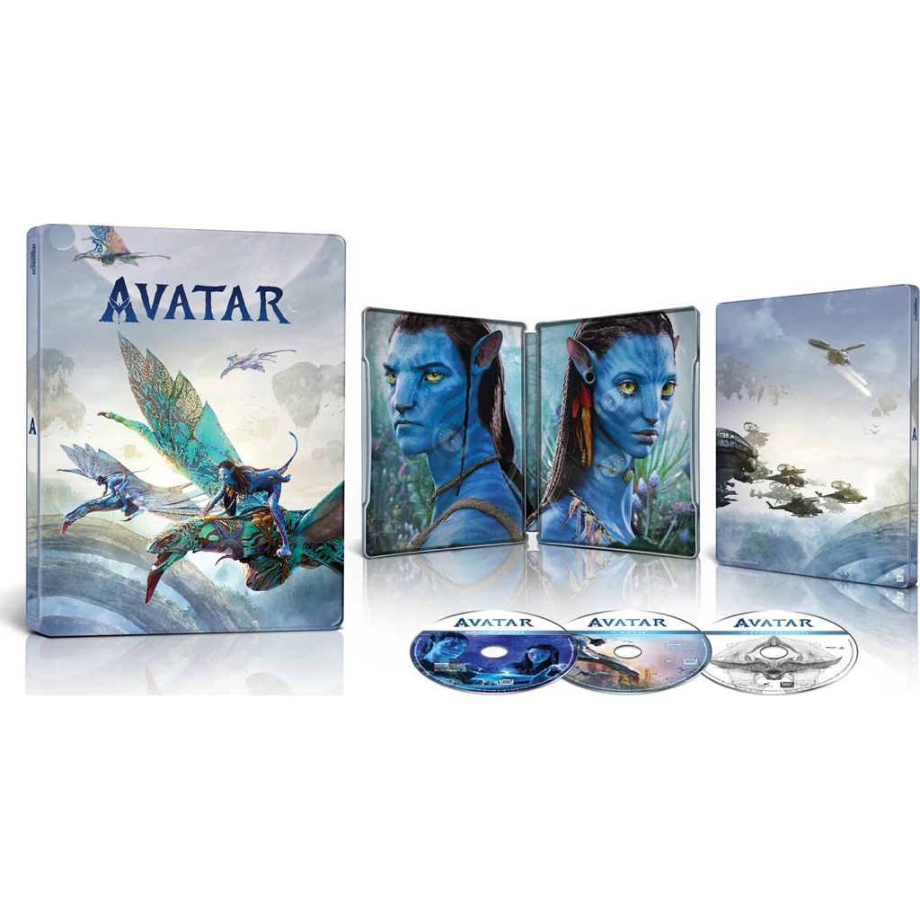 [กรุณาทักแชทก่อนสั่งซื้อ] Avatar (SteelBook / 4K Ultra HD + Blu-ray + Digital 4K)