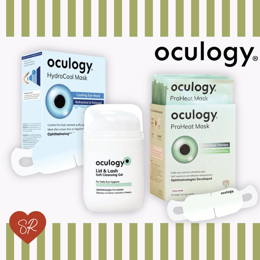 oculogy Lid & Lash Soft Cleansing Gel / oculogy ProHeat Mask / oculogy HydroCool Mask