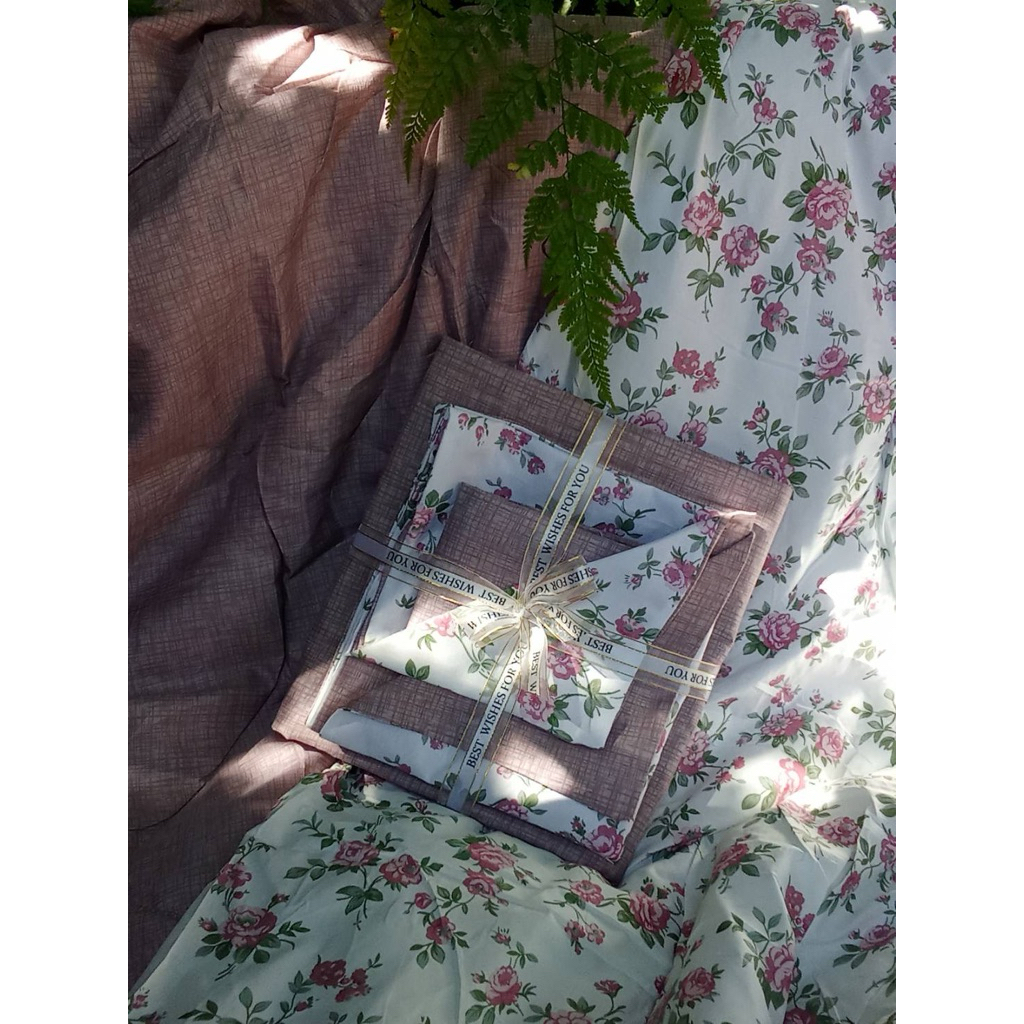 ชุด ผ้าปู ผ้าปูที่นอน ครบชุด ครบเซท 6ชิ้น ลาย ดอก ดอกไม้ ใบไม้ ขนาด ผ้าปู 3.5/ 5/ 6 ฟุต พร้อม ผ้าห่ม ผ้านวม ปลอกหมอน - รูปที่ 7