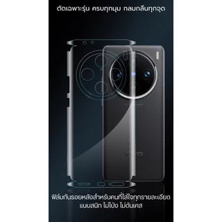 ฟิล์มกันรอยด้านหลังและขอบข้าง iQOO 15 | งานตัดเนียน แนบสนิท ใช้คู่กับเคสได้