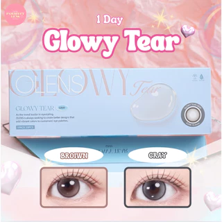Glowy Tear - Brown & Gray 1 Day เลนส์รายวัน แบ่งขาย