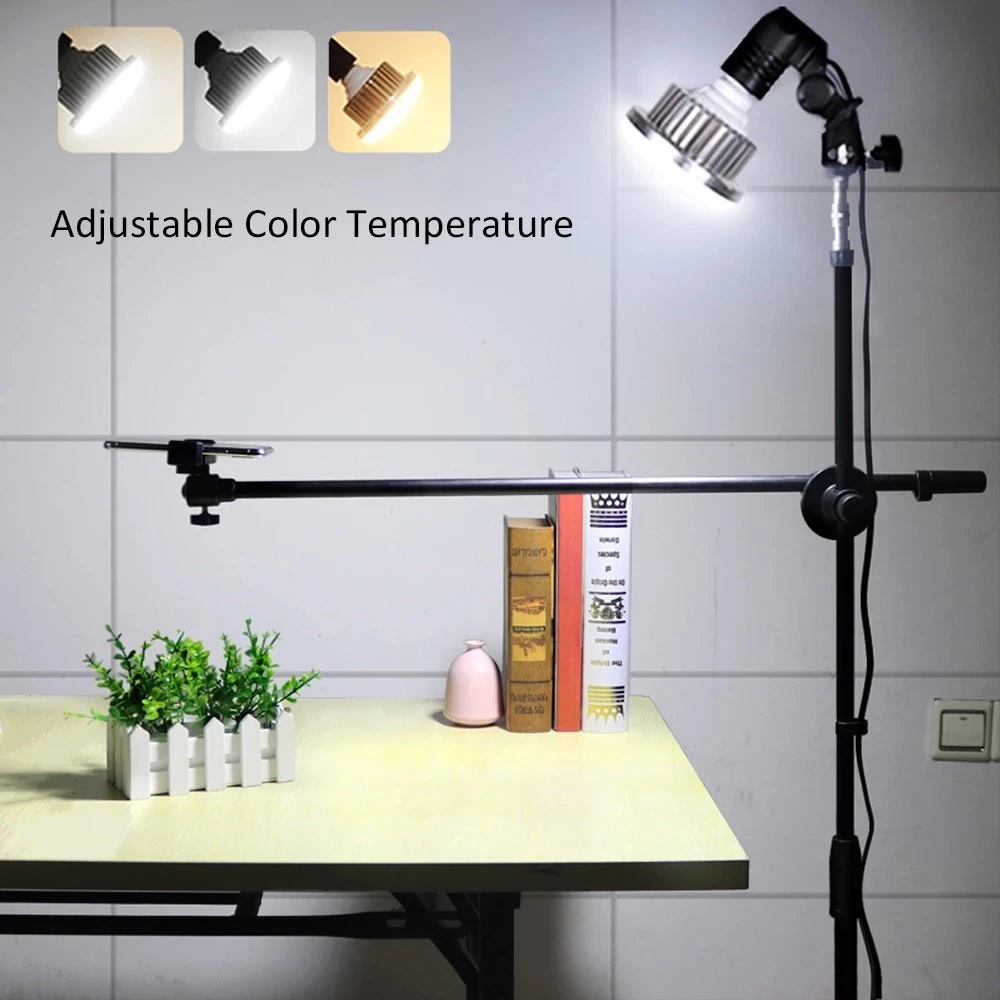 ไฟสตูดิโอ LED 85W พร้อมขาตั้งสำหรับถ่ายภาพและไลฟ์สด thumbnail 9