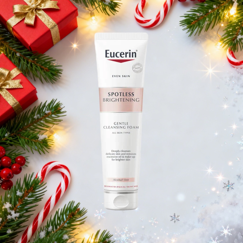 Eucerin Spotless Brightening Gentle Cleansing Foam 150g ยูเซอริน โฟมล้างหน้าเพื่อผิวขาวกระจ่างใส