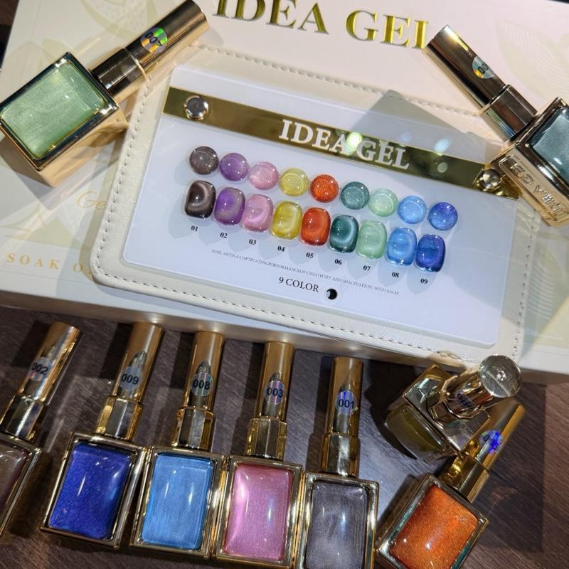 Idea Gel 2026 สีเจลลูกแก้ว 9 สี พร้อมชาร์ท ชุด IR-5