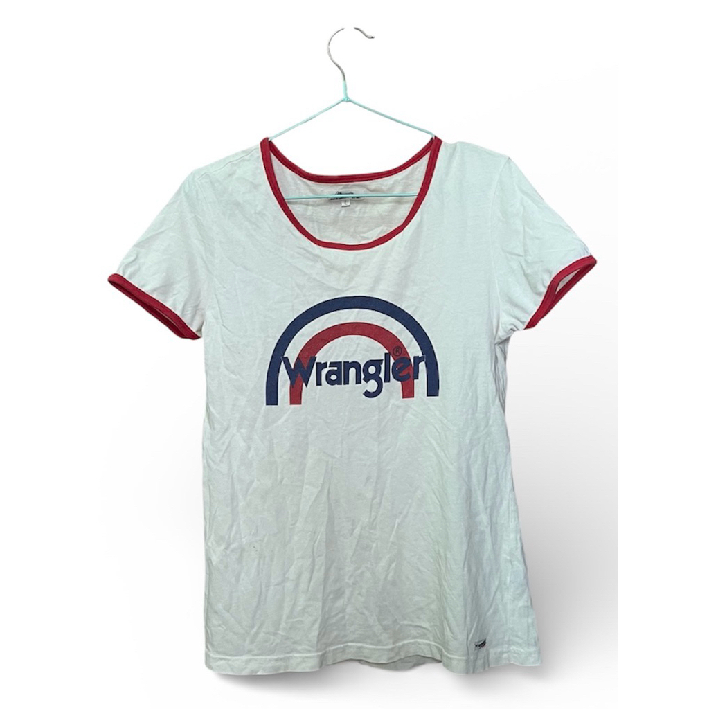 เสื้อยืดคอกลม wrangler มือสอง