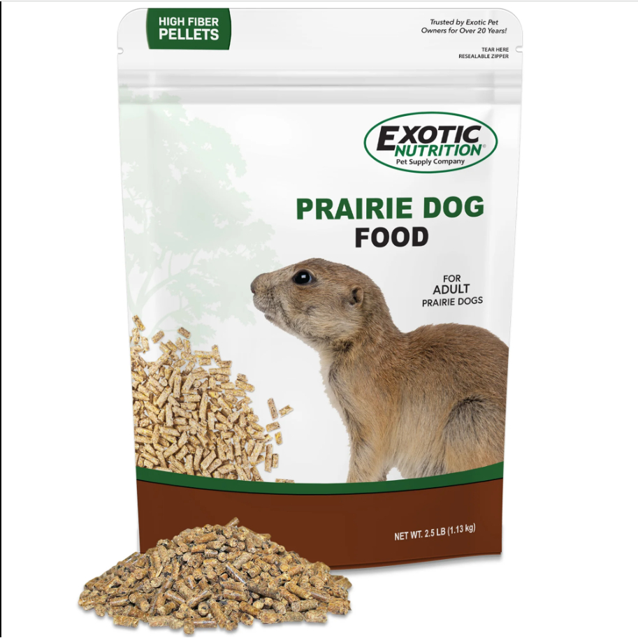 (แบ่งขาย) ขนาด 50 กรัม Exotic Nutrition Prairie Dog Food. อาหารเเพรรีด็อก EXp.10/26