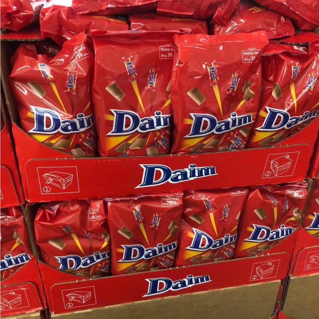 (ยกลัง) Daim Chocolate จากสวีเดน มีหลายขนาดให้เลือก