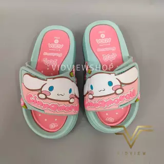 VIDVIEW มีส่งด่วน รองเท้าแตะเด็ก Adda 31RB3 Cinnamoroll ปรับสายได้ แบบสวม ไซส์ 25-35