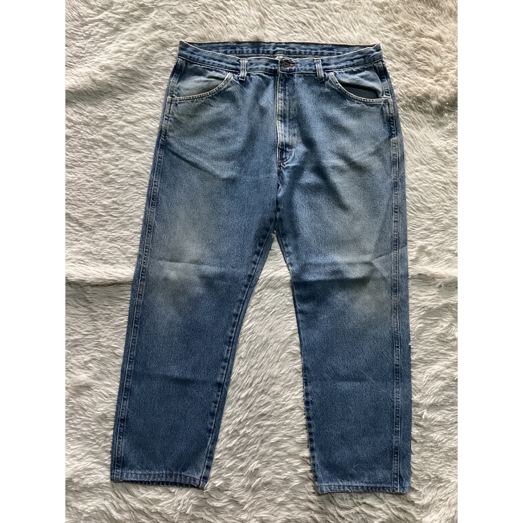 กางเกงยีนส์ทรงกระบอก Rustler 38