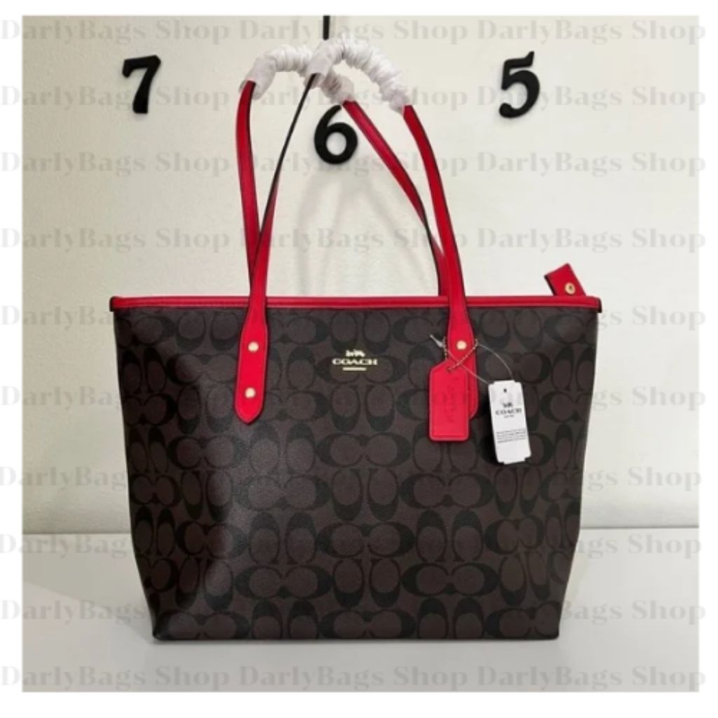 กระเป๋าสะพายซิป CITY IN SIGNATURE (CO. F58292)