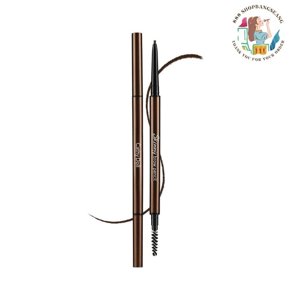 ดินสอเขียนคิ้ว เคที่ดอลล์ Cathy Doll Skinny Brow Pencil ไม่มีกล่อง – โปรปัง