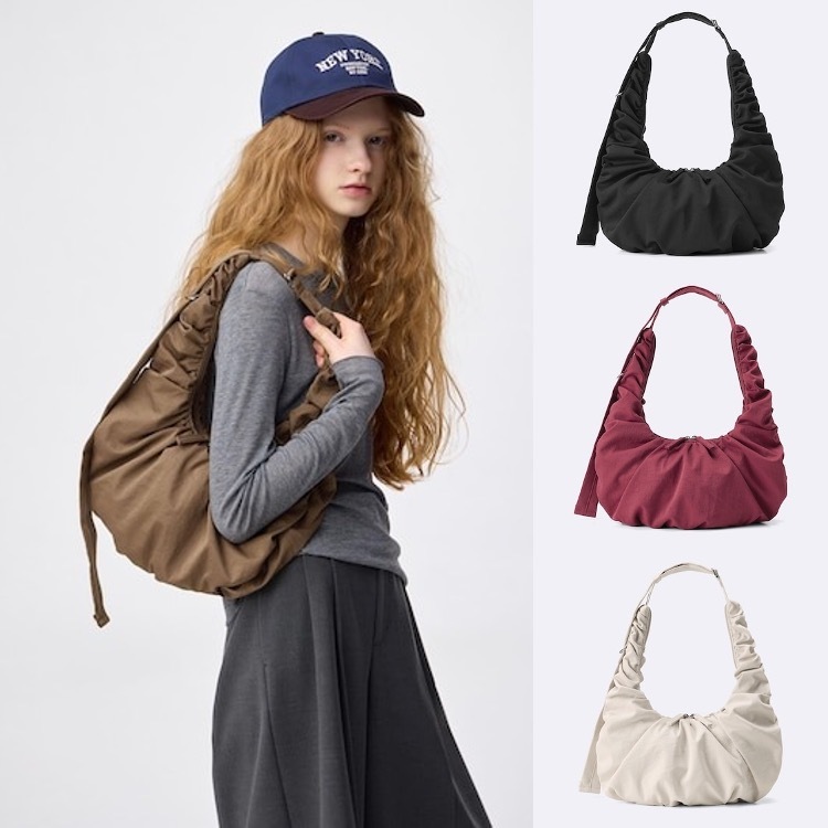 GU (พร้อมส่ง) กระเป๋าสะพายไหล่ ปรับสาย cross bodyได้ 2in1 / GU Dumpling Bag