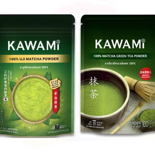 Kawami Uji Matcha คาวามิ ชาอูจิ มัทฉะ 100% ขนาด 100 g