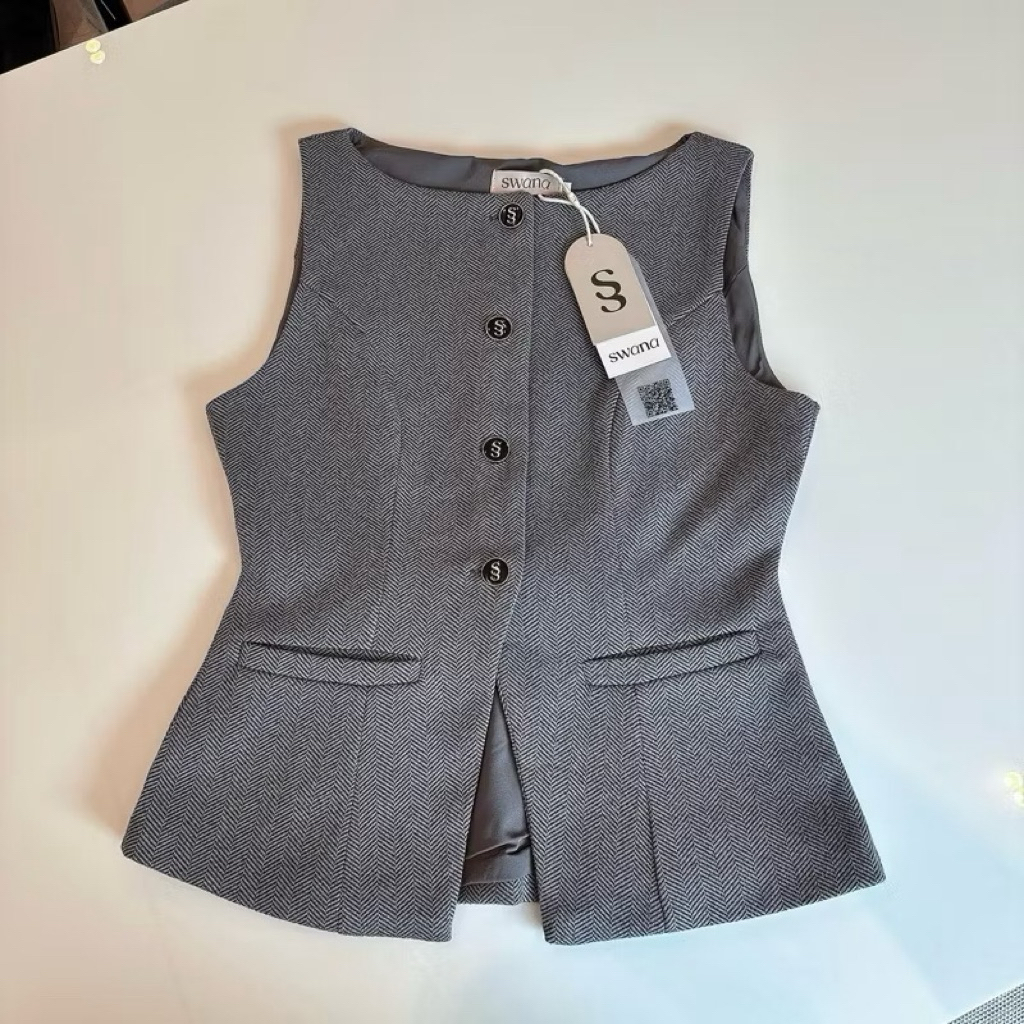 ส่งต่อ Swanna.ss - rosie top สีเทา ไซส์ L