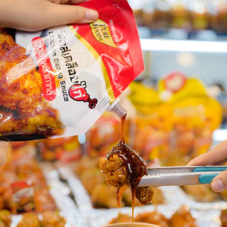 มีฮาลาล เคลือบ พริกเกาหลี ซอสเคลือบไก่พริกเกาหลี ขนาด 1000 กรัม ซอสเผ็ด เกาหลี Purefoods เพียวฟู้ดส์