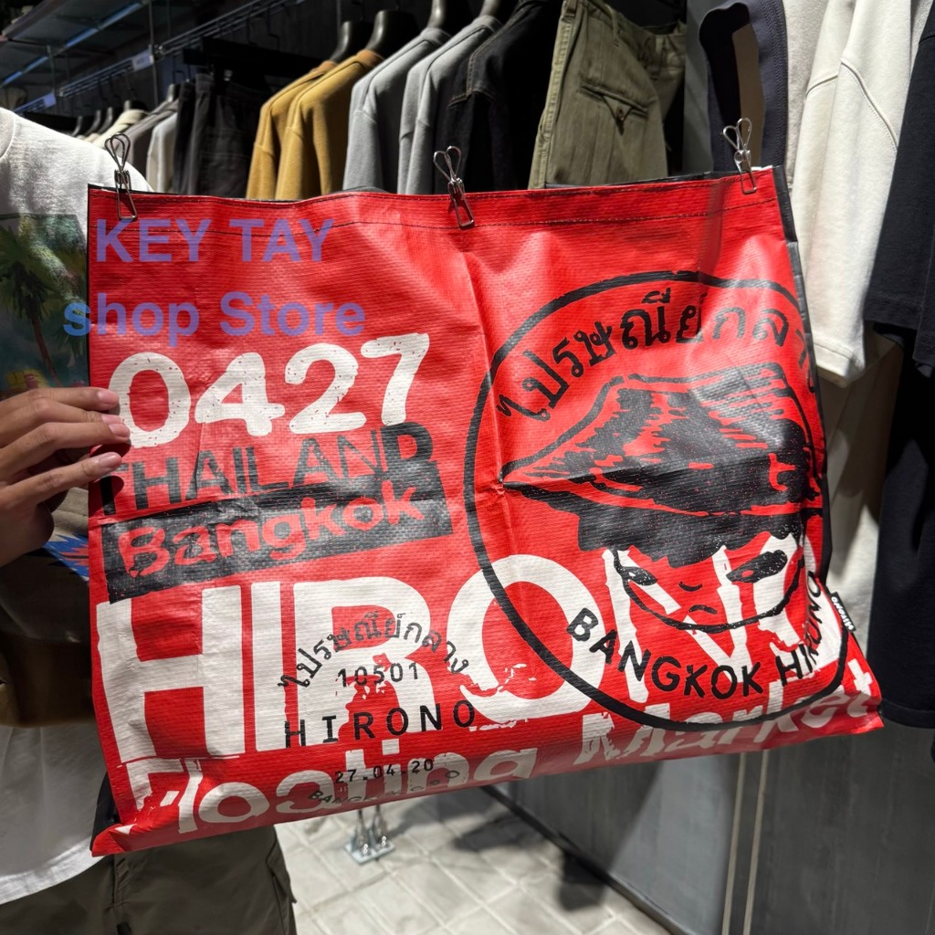 !!! กระเป๋า HIRONO Floating market shopping Bag 2025 (กระเป๋าฮิโรโนะตลาดน้ำ)