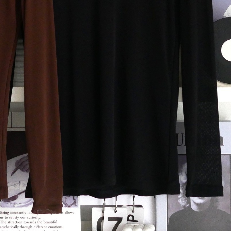 Lawyer Store [ 8191313] เสื้อยืดคอกลม ผ้ายืดเนื้อนุ่ม ผ้า2ชิ้นเย็บติด เนื้อผ้าออกซีทรู สวมใส่สบาย เหมาะสำหรับวันลำลอง ราคา ถูกที่สุด ดีลบีเคเค แกลเลอรีภาพที่ 5