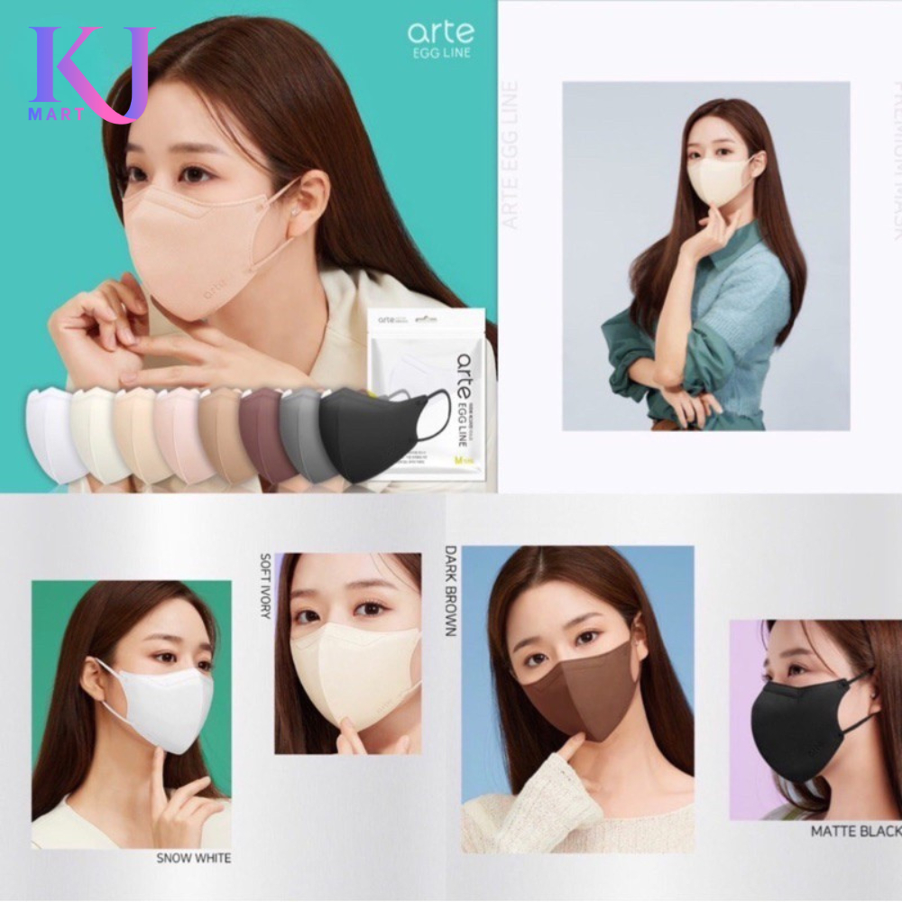📌รุ่นใหม่ล่าสุด🔥 Arte Eggline Bird Beak Color Mask (บรรจุ 10 ชิ้น/ แพค) แมสหน้าเรียว Made in Korea