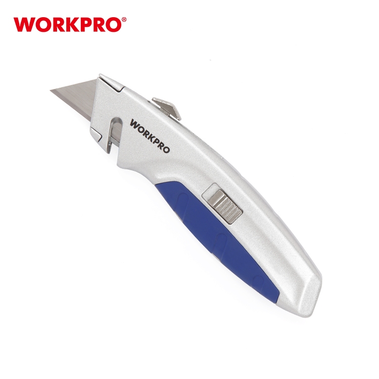WORKPRO มีดอเนกประสงค์แบบเปิดเร็ว ปลอกอลูมิเนียม รุ่น WP213024