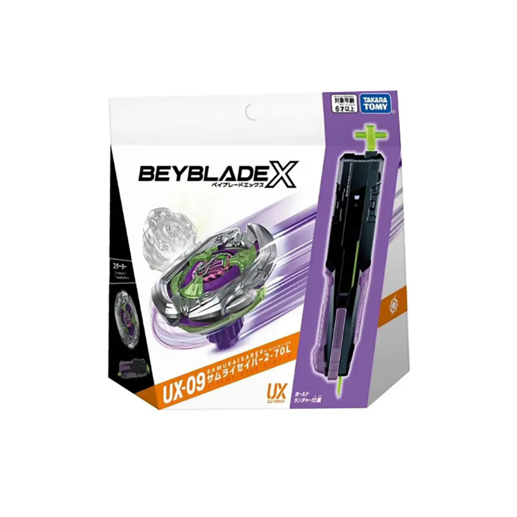 BEYBLADE X UX-09 Starter Samurai Saber 2-70L ของแท้🔥