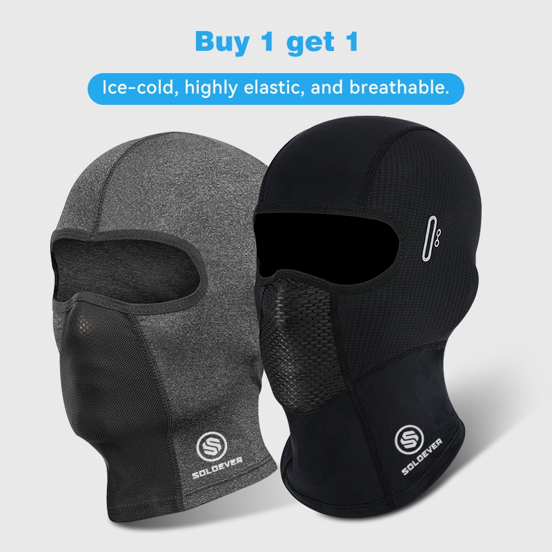 SOLOEVER โม่งเย็นกันแดด ป้องกันรังสี UV400 BALACLAVA MASK สวมใส่สบาย ผ้าเย็นทันที ยืดหยุ่นสูง ซับเหงื่อแห้งไว