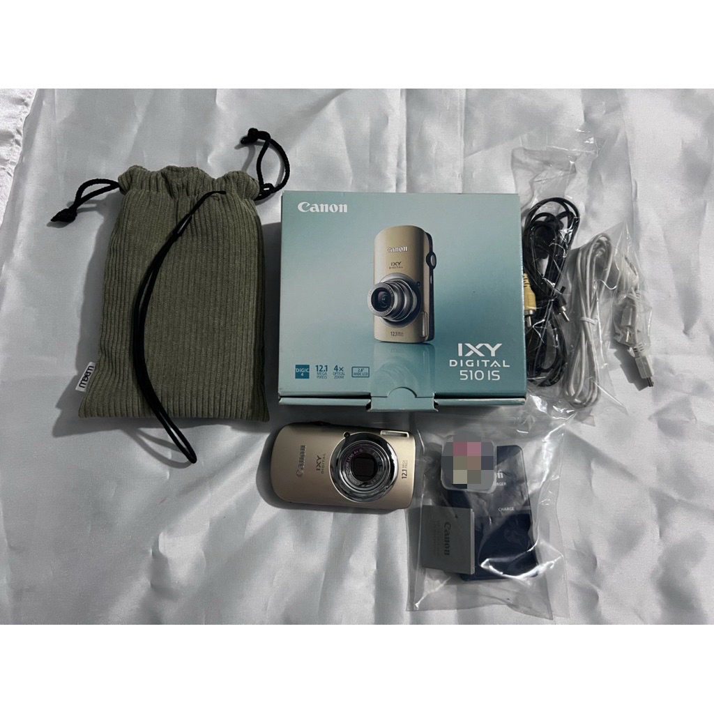 กล้องดิจิตอล Canon ixy 510 is สีทอง