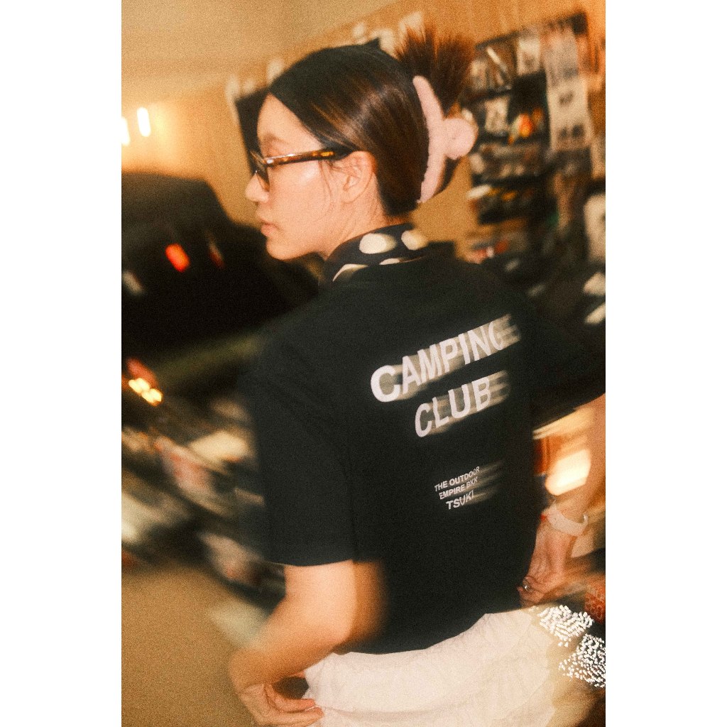 เสื้อยืด SC Camping Thailand ผ้า Cotton ลาย Camping Club ขนาด XS - XXL