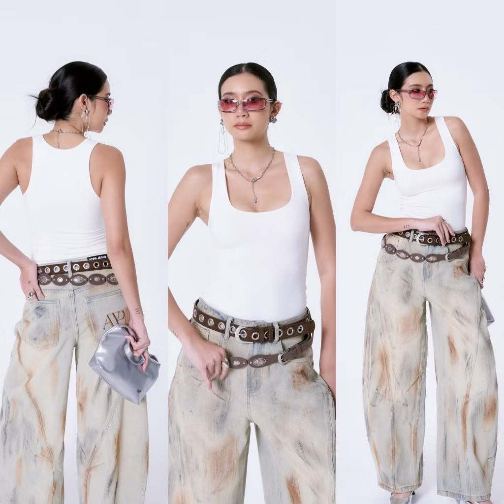 Atipashop - AOSTA TANK TOP เสื้อกล้าม ทรงเบสิค ผ้าเนื้อหนาสองชั้น