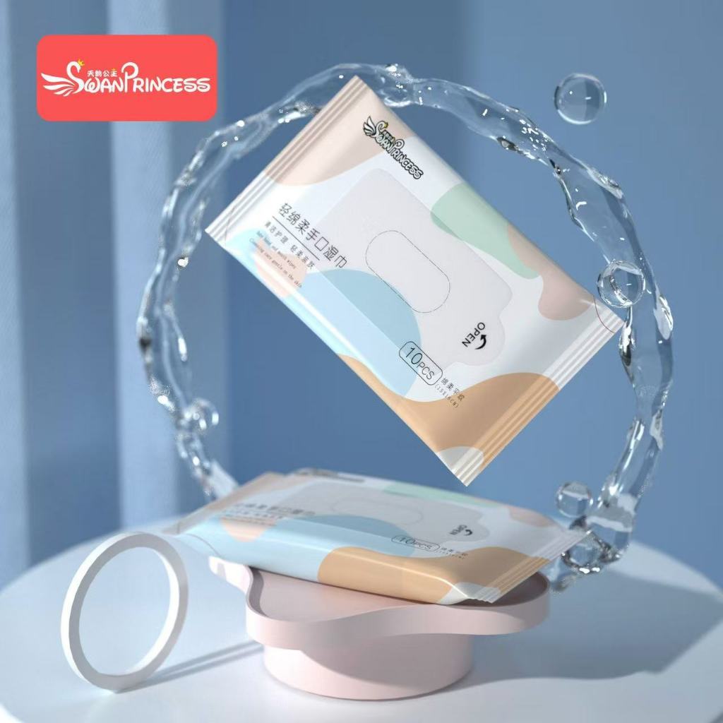 กระดาษเปียกสำหรับผิวบอบบาง เกรดพรีเมียม Wet Tissue