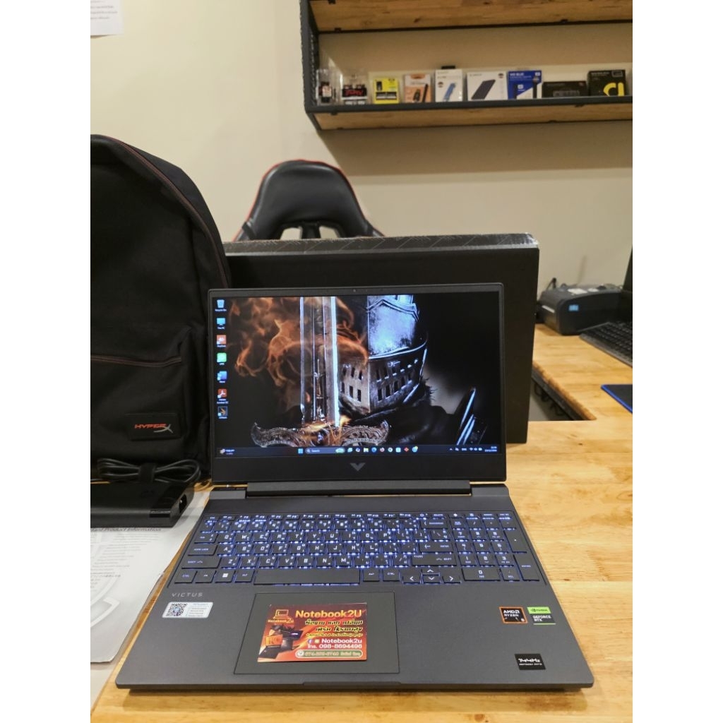 HP VICTUS15-fb2094AX (รุ่นสุดคุ้ม!) R5-8645HS RTX4050 RAM16GB.DDR5 SSD1TB.G4 สภาพนางฟ้า99%