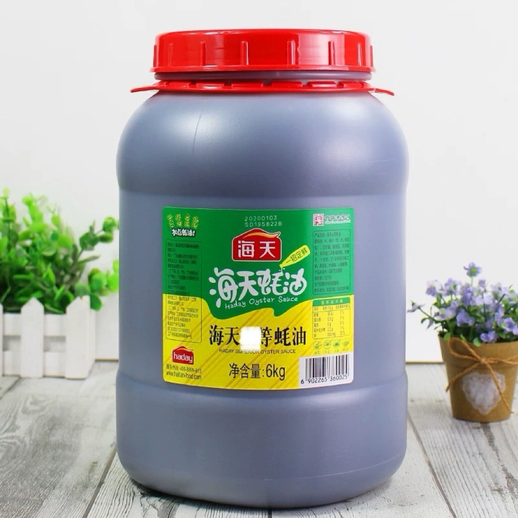 ซอสหอยนางรม ขนาด 6kg (ราคาต่อ / ขวด )HAITIAN 海天蚝油6kg