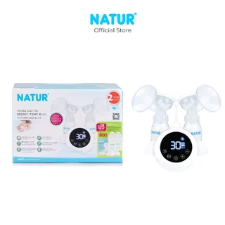 NATUR เนเจอร์ เครื่องปั๊มนม เครื่องปั๊มนมไฟฟ้า แบบคู่ รุ่น D-4