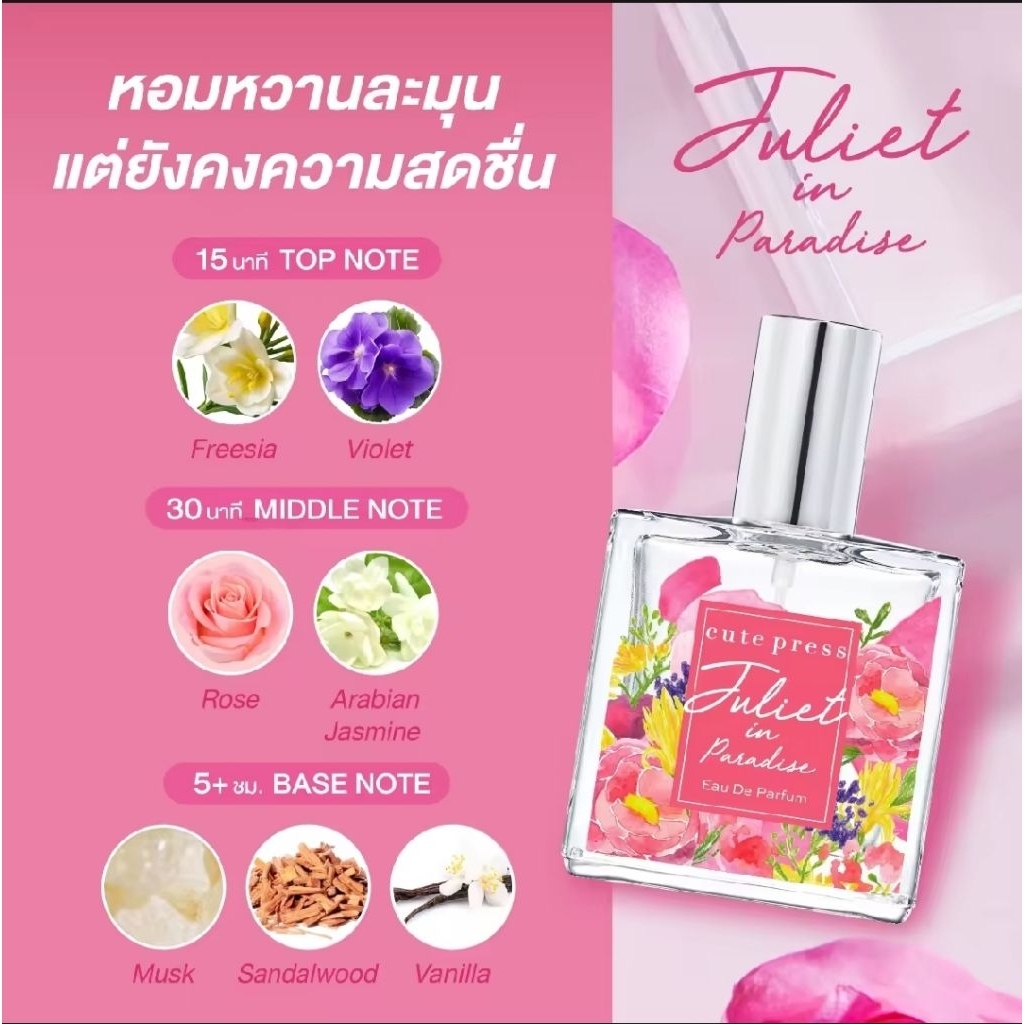 0 Cute Press I'm Just Me EDP 35ml คิวท์เพรส น้ำหอมสำหรับผิวกาย - รูปที่ 6