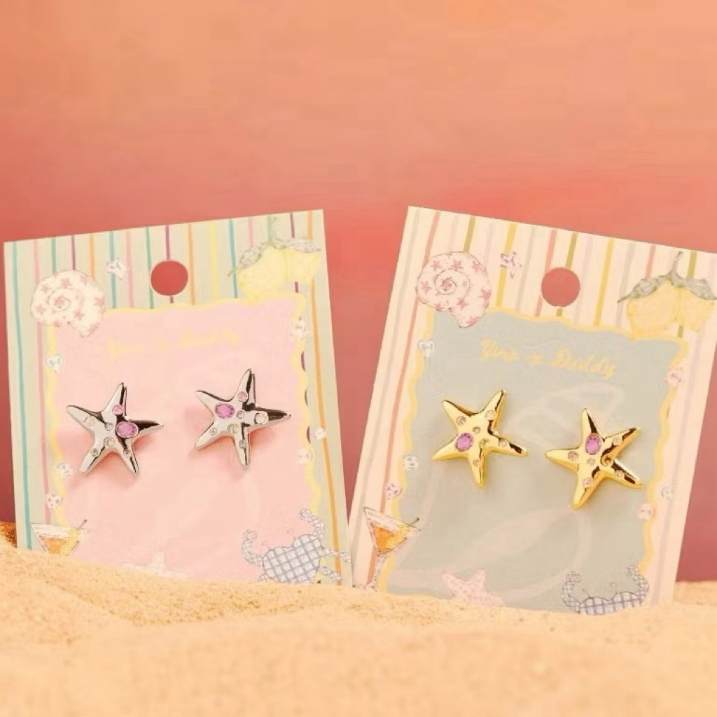 YVIS x Daddy ⭐️ Lagoona stud in Gold 🌟