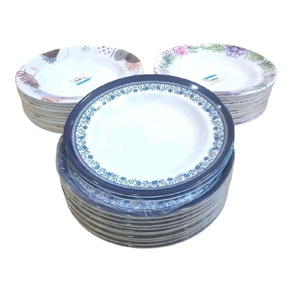 จานเมลามีน 8 นิ้ว ทรงลึก แพนด้า ยกโหล 12 ใบ คละลาย ขนาด 8 นิ้ว 20cm สูง 1.5 นิ้ว 3 ซม น้ำหนัก 1.9 กิโล