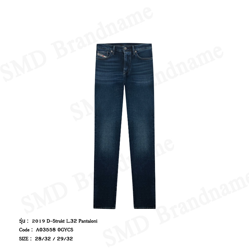 Diesel กางเกงยีนส์ผู้ชาย รุ่น 2019 D-Strukt L.32 Pantaloni Code: A03558 0GYCS