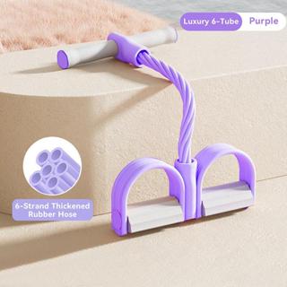 SOLOEVER เชือกดึงซิทอัพ 4/6เส้น ยางยืดออกกำลังกาย ยางยืดบริห…