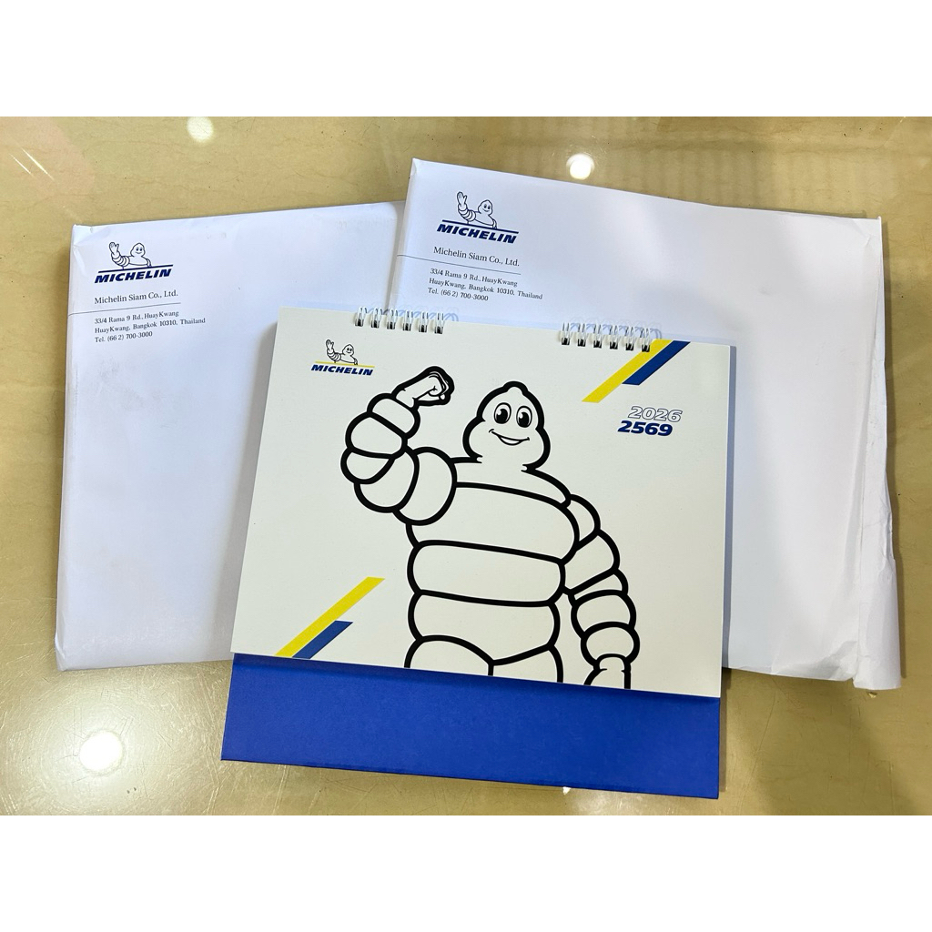 ปฏิทินตั้งโต๊ะ 🗓️ 2026 พ.ศ.2569 Michelin🛞