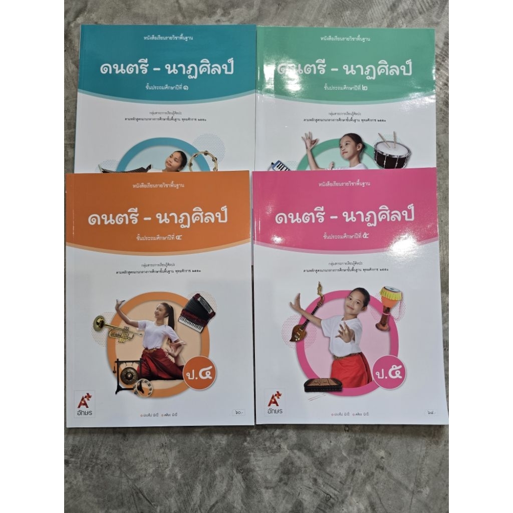 หนังสือเรียน รายวิชาพื้นฐาน ดนตรี-นาฎศิลป์ ป.1-6 อจท.