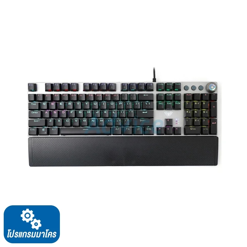 KEYBOARD AULA F2058 BLACK (BLUE SWITCH)
