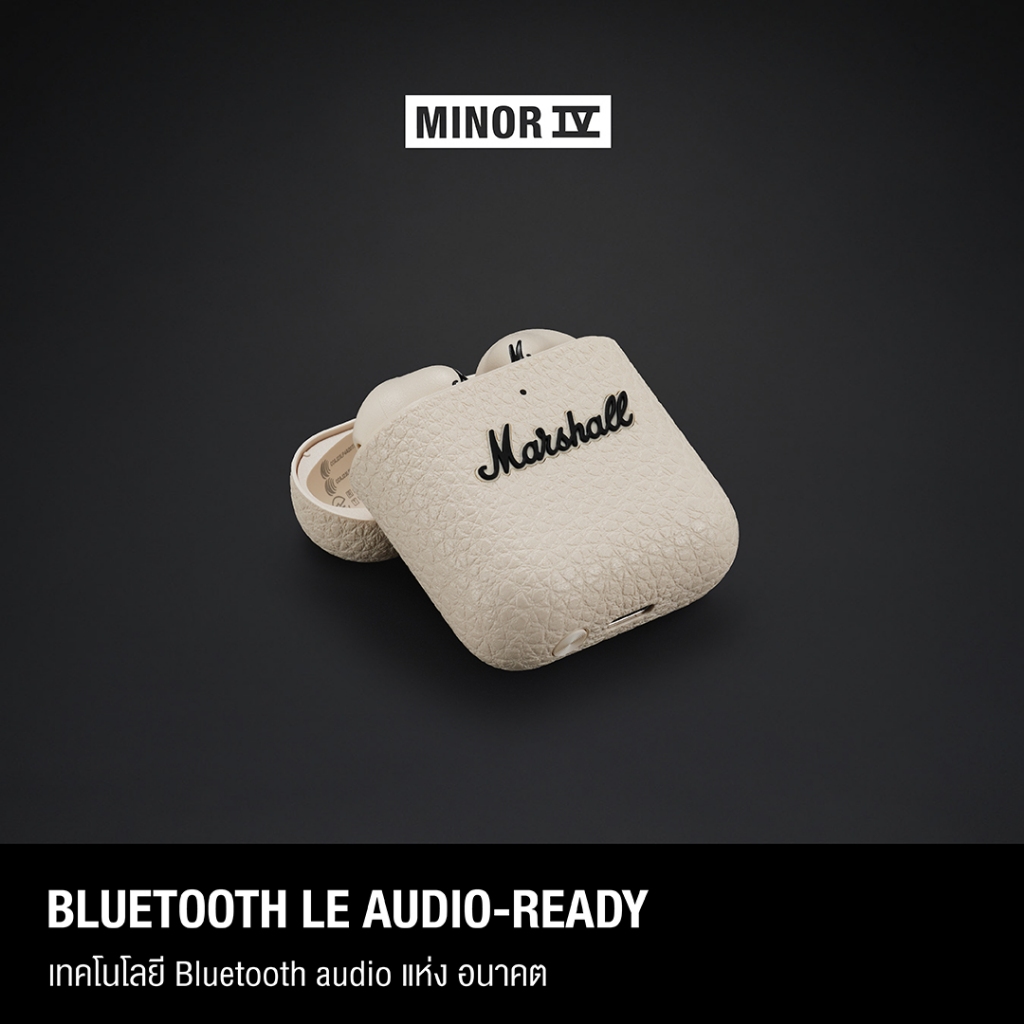 [NEW COLOUR] MARSHALL Minor IV Cream - รับประกัน 1 ปี + ส่งฟรี - หูฟังบลูทูธ, หูฟังไร้สาย, true wireless tws - รูปที่ 3