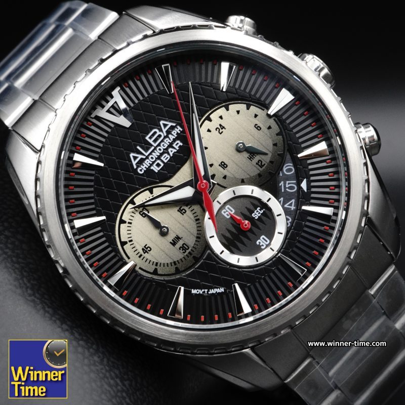 นาฬิกา ALBA Signa Quartz Chronograph รุ่น AT3J15X,T3J15X1,T3J15