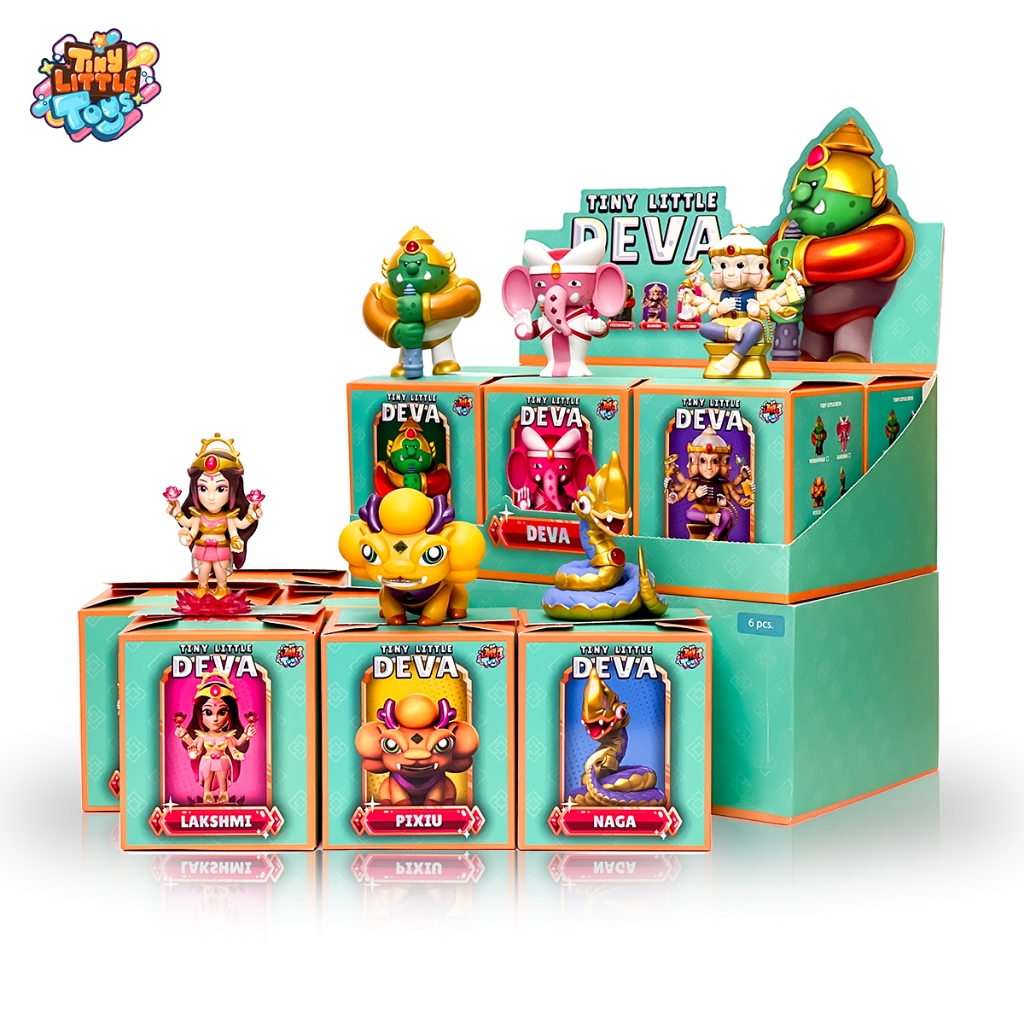 Tiny Little Toys DEVA Art Toy สายมู พระพิฆเนศ พระพรหม ท้าวเวสสุวรรณ พระแม่ลักษมี พญานาค ปี่เซียะ