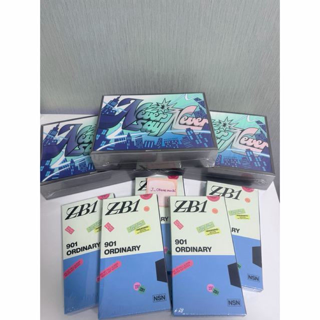 อัลบั้ม ZEROBASEONE THE 1ST FULL ALBUM NEVER SAY NEVER (Icon / Ordinary Ver.) บั้ม ZB1 New in seal